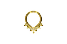 Laden Sie das Bild in den Galerie-Viewer, Titan 20 Kugeln Tropfen Clicker Ring piercinginspiration®