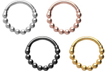 Laden Sie das Bild in den Galerie-Viewer, Multiple Kugeln Clicker Ring piercinginspiration®