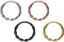Laden Sie das Bild in den Galerie-Viewer, Clicker Ring Doppelt Gedreht piercinginspiration®