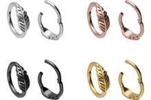 Laden Sie das Bild in den Galerie-Viewer, Feder Ring Clicker piercinginspiration®