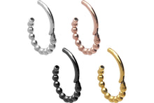 Laden Sie das Bild in den Galerie-Viewer, Multiple Kugeln Clicker Ring piercinginspiration®