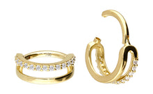 Laden Sie das Bild in den Galerie-Viewer, 14/18 Karat Gold Segmentring Clicker