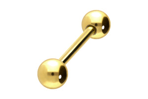 18 Karat Basic Barbell piercinginspiration®