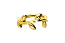 Laden Sie das Bild in den Galerie-Viewer, 18 Karat Gold Clicker Ring Ranke piercinginspiration®