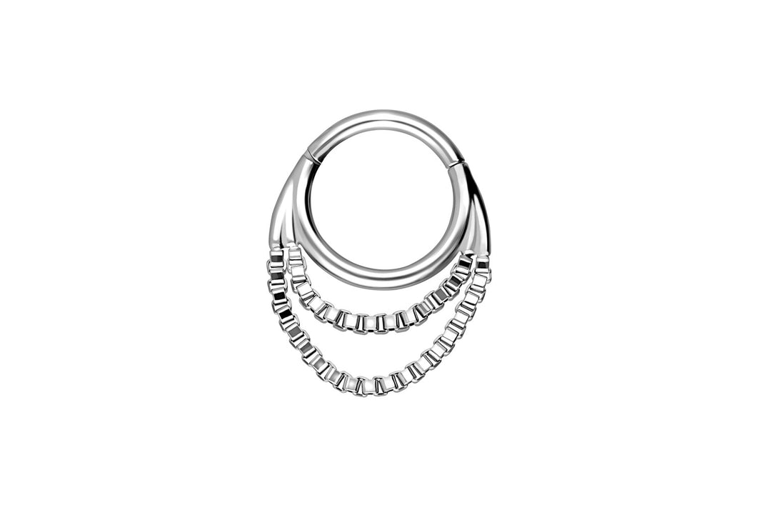 Clicker Ring 2 Ketten piercinginspiration®