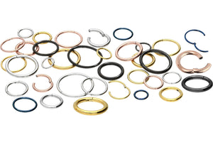 Basic Ring Clicker Thick Titanium piercinginspiration®