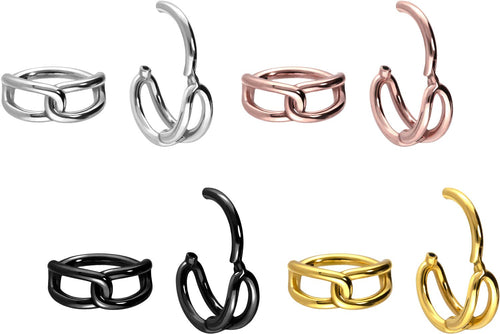 Clicker Ring Knoten piercinginspiration®
