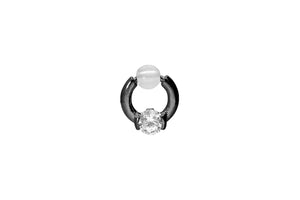 Piercing intimo con anello in cristallo piercinginspiration®