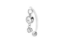 Load the image into the gallery viewer, double crystal intimate piercing piercinginspiration®