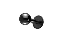 Laden Sie das Bild in den Galerie-Viewer, Titan Basic Labret Runde Platte Ohrpiercing Barbell piercinginspiration®