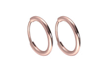 Upload the picture to the gallery viewer, Titanium Hoop Earrings Clicker Ring Pair of Stud Earrings piercinginspiration®
