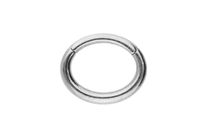 18 carat gold clicker ring oval piercinginspiration®