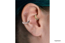 Upload the image to the Gallery Viewer, 18k Gold Clicker Ring Double Multiple Balls piercinginspiration®