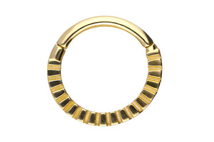Cebra de oro de 18 quilates anillo cebra piercinginspiration®