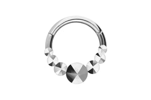 18 carat gold clicker ring prism piercinginspiration®