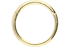 18 Carat Gold Clicker Ring piercinginspiration®
