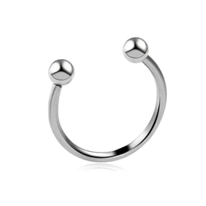 Titanium Horseshoe Ring Barbell piercinginspiration®