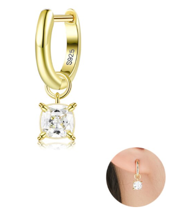 Kreole Kristall Clicker Ring Ohrring piercinginspiration®