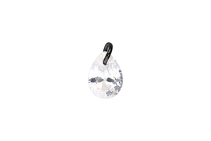 Crystal piercing pendant heart round drops piercinginspiration®