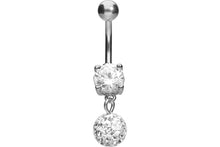 Upload the picture to the gallery viewer, crystal epoxy pendant navel piercing barbell piercinginspiration®