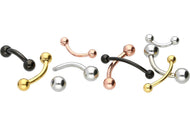 Basic Rook Banane Chirurgenstahl Barbell piercinginspiration®
