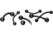 Load image into gallery viewer, Basic Rook Banana Surgical Steel Barbell piercinginspiration®
