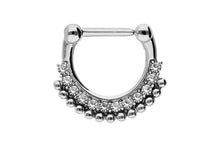 Upload the image to the gallery viewer, Multiple Balls Crystals Septum Daith Clicker Ring piercinginspiration®
