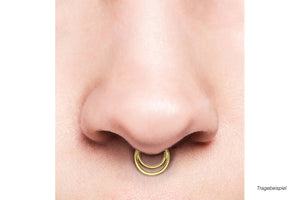 Doppel Septum Daith Clicker Ring piercinginspiration®