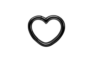 Heart round clicker ring piercinginspiration®