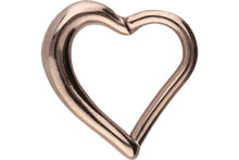 Upload the image to the gallery viewer, heart clicker ring piercinginspiration®