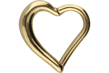 Upload the image to the gallery viewer, heart clicker ring piercinginspiration®