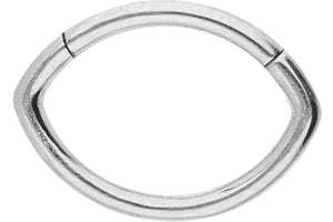 Septum Daith Clicker Ring Oval piercinginspiration®