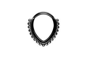 Clicker Ring Septum Daith Tropfen Kugeln piercinginspiration®