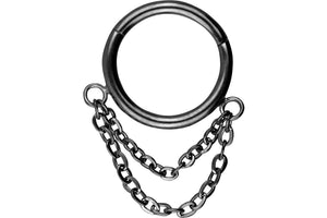 Clicker Ring 2 chains piercinginspiration®