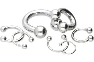 Horseshoe Ring Barbell Surgical Steel piercinginspiration®