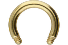 Load the image into the gallery viewer, Horseshoe Ring Barbell without Surgical Steel Balls piercinginspiration®