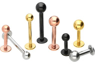 Basic Labret Chirurgenstahl Ohrpiercing Barbell piercinginspiration®
