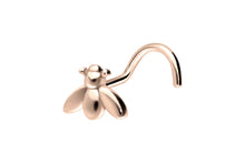 Load image into gallery viewer, Bee Nose Stud Flat Spiral Surgical Steel piercinginspiration®