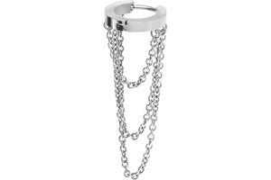 Clicker Ring 3 chains piercinginspiration®
