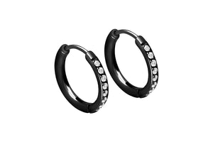 Kreolen Multiple Kristalle Clicker Ring Paar Ohrringe piercinginspiration®