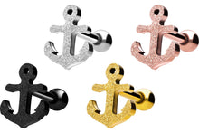 Upload the picture to the gallery viewer, diamond optic anchor ear piercing barbell piercinginspiration®