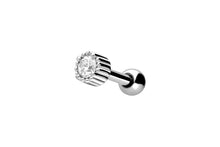 Load image into gallery viewer, Crystal Pudding Balls Ear Piercing Barbell piercinginspiration®