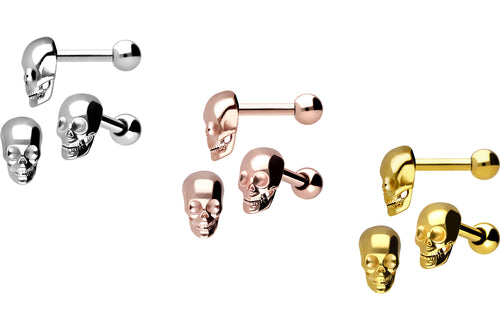 Totenkopf Ohrpiercing piercinginspiration®