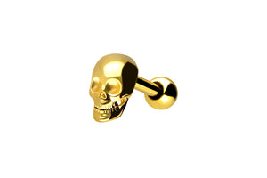 Skull ear piercing piercinginspiration®