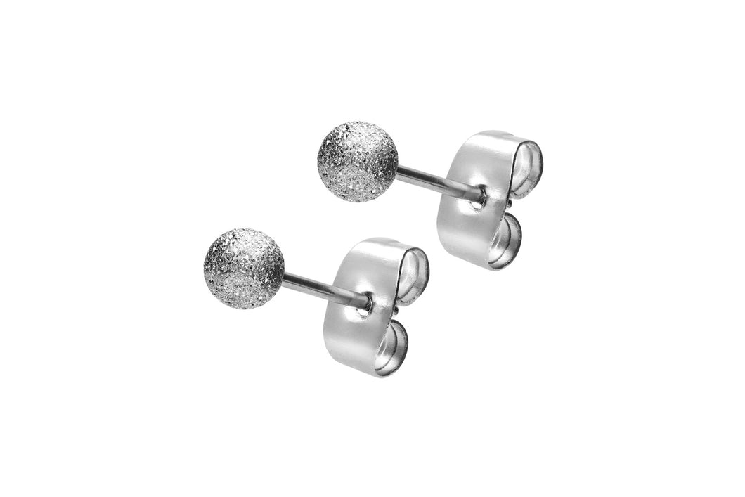 Diamantoptik Ohrstecker Kugel Ohrringe Paar piercinginspiration®