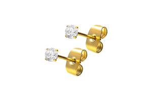 Crystal stud earrings pair piercinginspiration®