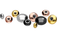 Schraubdisc Flach Chirurgenstahl Ersatzkugel piercinginspiration®