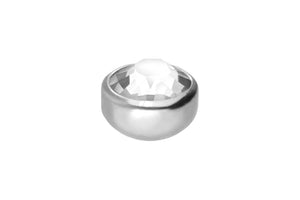 Titan brilliant crystal screw disc replacement ball piercinginspiration®