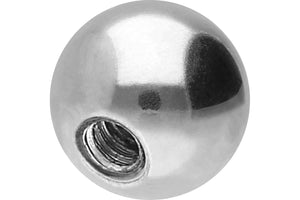 Sfera di ricambio per sfere con vite a ricircolo di sfere filettata in titanio piercinginspiration®