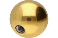 Carica l'immagine nel visualizzatore della galleria, sfera di ricambio della sfera con vite a ricircolo di sfere filettata in titanio piercinginspiration®